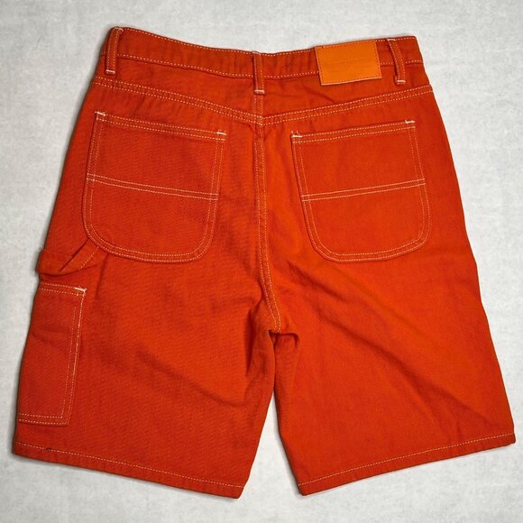 Monkey Ride Jeans womens Orange Denim Dad Jeans Shorts Size Medium - Picture 2 of 7
